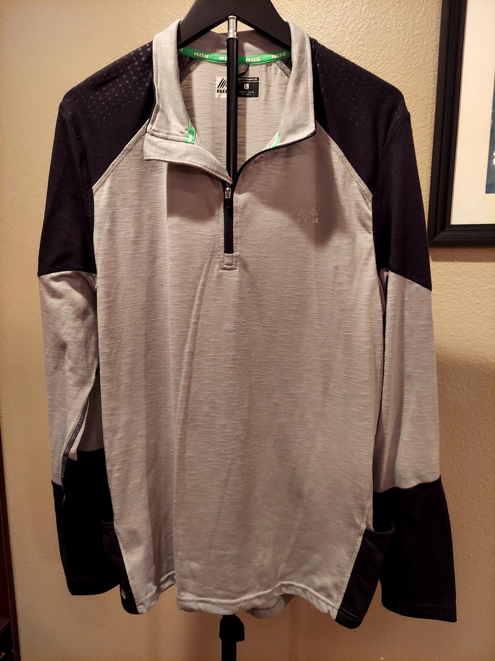 RBX Gray Jacket with Bright Green Trim